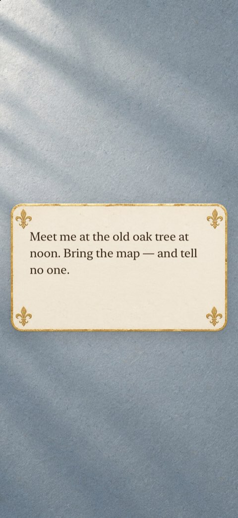 Classic Cipher: writing a note